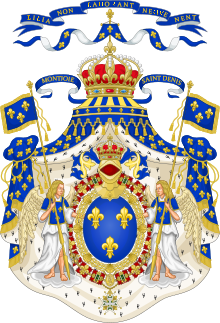 Description de l'image Grand Royal Coat of Arms of France.svg.