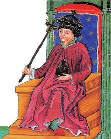 ציור המלך בכרוניקת טורוצי (1488)