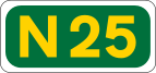 N25 road shield}}