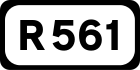 R561 road shield}}