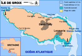 A map of Groix
