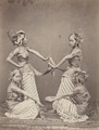 Srimpi dancers of the Regent of Bandung (circa 1864)