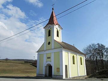 Chapelle à Janoslavice.