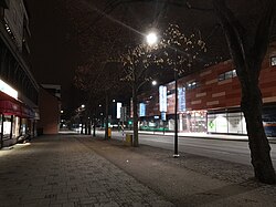 Kouvolankatu Valtarin kohdalla