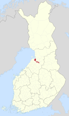 Lage von Liminka in Finnland