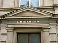 Fassade des ehemaligen Luisenbades in der Schlossstrasse