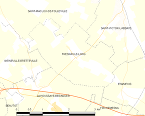 Poziția localității Fresnay-le-Long