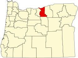 Koartn vo Gilliam County innahoib vo Oregon