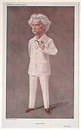 Mark Twain by "Spy" on 13 May 1908