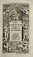 Page de grand-titre des Epigrammes de Martial avec les commentaires du latiniste anglais Thomas Farnaby, Amsterdam, 1704. Signé Josef Abbiati Sculph
