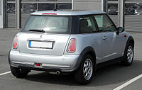 Mini One (R50) - Heckansicht, 12. Juni 2011, Dusseldorf.jpg