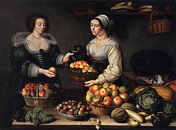 La Marchande de fruits et légumes (1630), musée du Louvre, Paris.