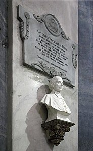 Buste d'Antoine-Vincent Rigo (1910), église Saint-Jean-Baptiste de Bastia.