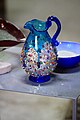 Murano millefiori glass vase