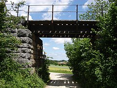 Alte Bahnbrücke der Bülach-Baden-Bahn bei Oberhasli