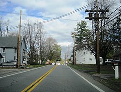 Northbound on PA Route 611 in Mouth Bethel