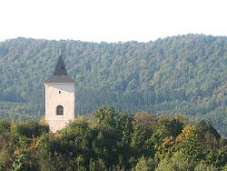 Zvonice v areálu hradu