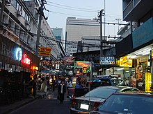 Patpong Soi 2 at sunset