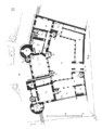 Plan de l'hôtel Jacques-Cœur à Bourges.