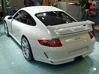 2006 Porsche 997 GT3 (pre-facelift) rear.