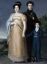 Retrato de la familia Benítez Bragaña, de Rafael Tegeo