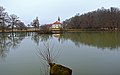 Boštanj Pond and St. Martin's Church