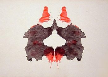 the second blot of the Rorschach inkblot test