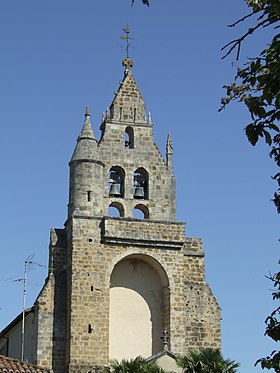 Clocher-mur de l'église des Bénédictins