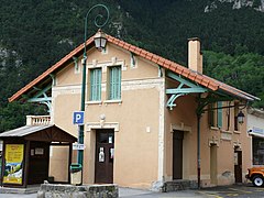 Ancienne gare[88] du tramway de la Vésubie.
