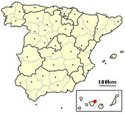 Mapo di Santa Cruz de Tenerife