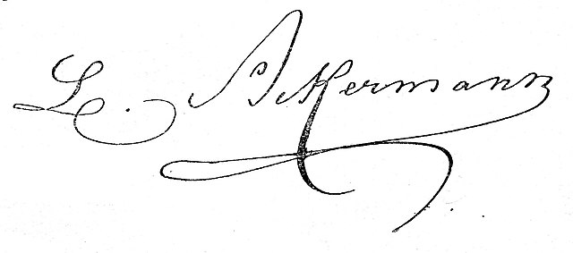 signature de Louise-Victorine Ackermann