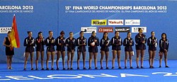 İspanya kadın millî sutopu takımı (2013)