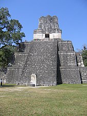 Tikal, temple pyramid with prominent roof comb Tikal6.jpg