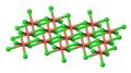 Struttura cristallina del composto anidro.