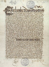 Front page of the Treaty