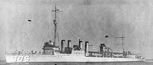 USS Thompson, during the middle or later 1920s