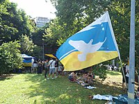 2022年8月27日，於台北市舉行的「烏克蘭獨立紀念日慶典」。