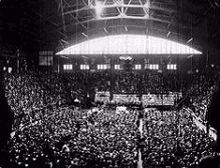 Inauguration of United Church at Mutual Street Arena, Toronto, on June 10, 1925 United Church of Canada inauguration 1925.jpg