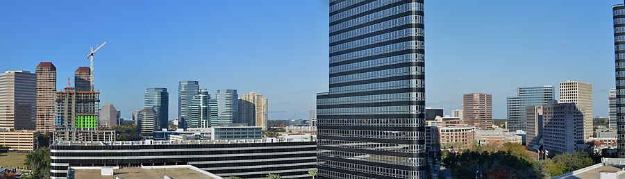 Panoráma Uptown Houston v roku 2013