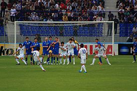 Uz vs Jap 2009-Free kick.JPG
