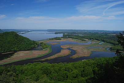 Mississippi River from Brady's Bluff