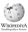 Wikipedia logo showing "Wikipedia: The Free Encyclopedia" in Zaza