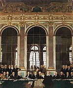 The Signing of Peace in the Hall of Mirrors, Versailles (1919), Imperial War Museum, Londen