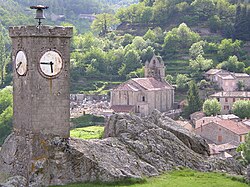 Skyline of Burzet