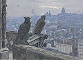 Chimères de Notre-Dame vues par Étienne Moreau-Nélaton, vers 1898.