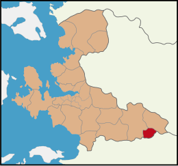 Distretto di Beydağ – Mappa