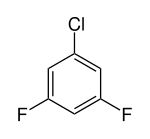 Strukturformel von 1-Chlor-3,5-difluorbenzol