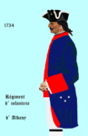 Régiment d’Albany Upptagen i 1734 års rulla som 137e régiment d’infanterie