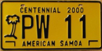 Номерной знак Американского Самоа 2000 Government.png
