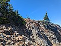 East approach to Antler Peak, just below the summit